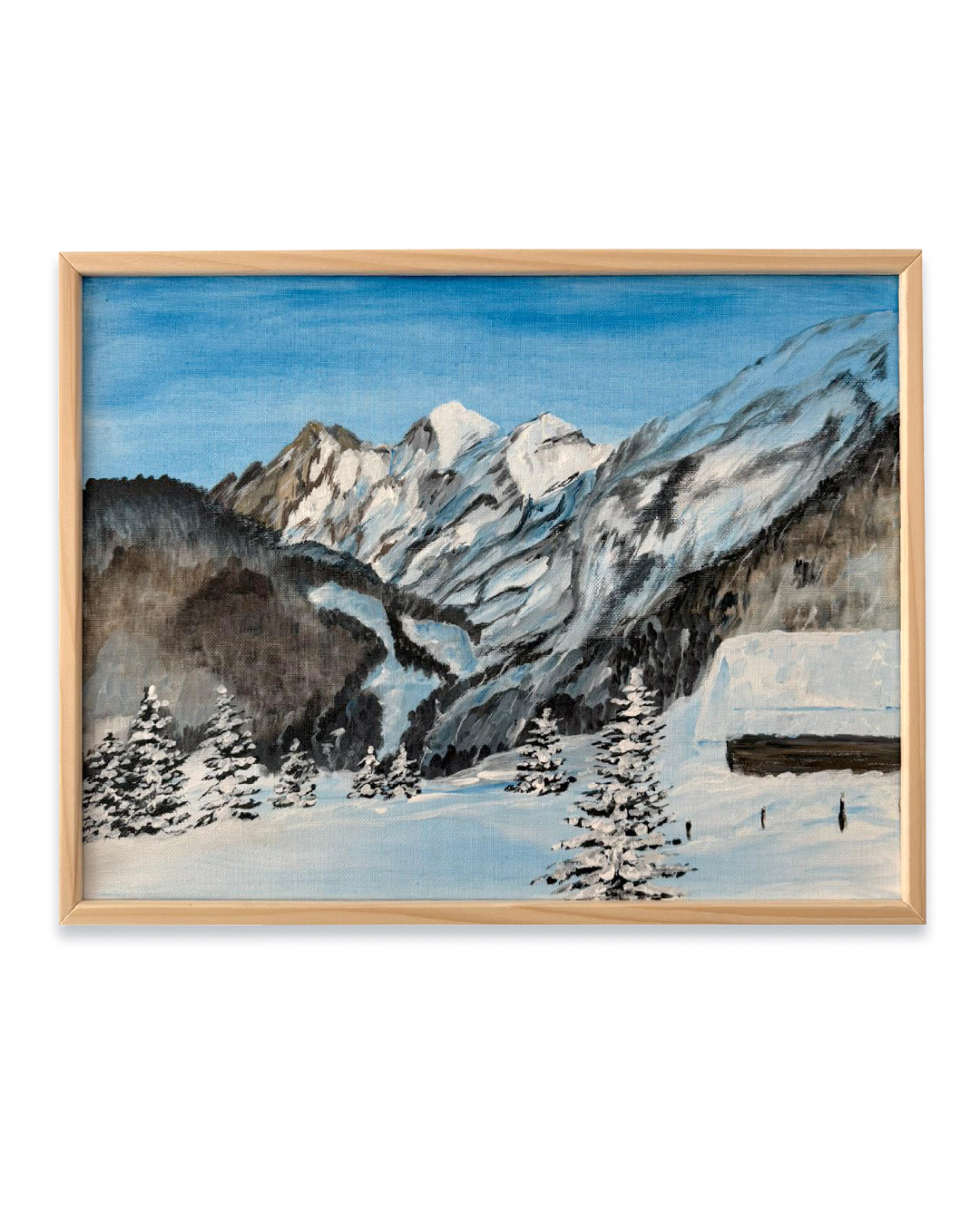 Blüemlisalp im Winter